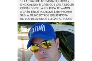 Sergio Royero Romero,  presentó  la denuncia a las autoridades del municipio de San Juan del Cesar, La Guajira e hizo una solicitud ante la Unidad Nacional de Protección.