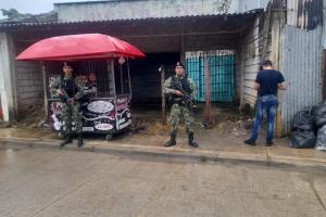 El operativo se llevó a cabo  en Puerto Libertador  