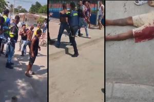 Una profunda herida en el brazo izquierdo desangró a la víctima