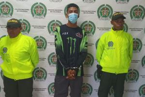 Simón Mateo Pestana Tinoco de 21 años. Procesado