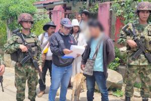 La captura del hombre se produjo el pasado 9 de agosto en un sector del barrio el centro de Pueblo Bello. 
