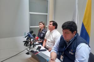 La rueda de prensa se cumplió hoy