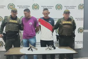 Hernán Rojas y Jeison Borja