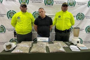 El hombre de 50 años fue sorprendido con más de 5mil gramos de marihuana