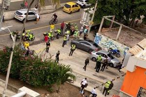 En el atentado también falleció el vigilante del supermercado