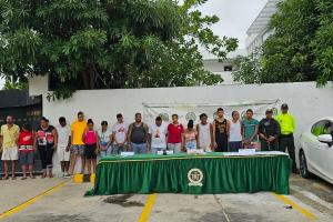 17 personas fueron aprehendidas