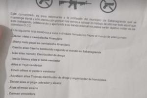 Amenazan a varias personas
