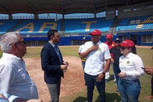 Inspección estadio Once de Noviembre 