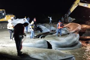 Se cierra Jarillón Caregato