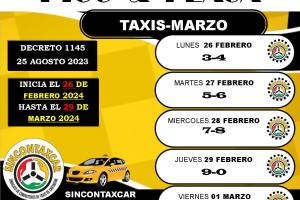 Cambia pico y placa en Cartagena 