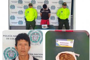 Presunto expendedor de drogas en Bolívar