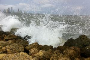 Marea alta en Cartagena