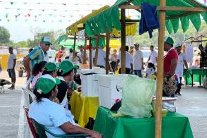 mercado campesino en Bolívar