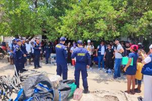 ¡Qué buena nota! Armada lleva más de 168 mil litros de agua a la zona insular de Cartagena 