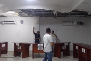 Varios barrios resultaron afectados