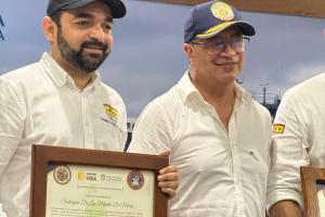 Certificado de zona desminada en los Montes de María 