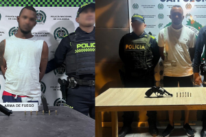 Capturan a dos presuntos sicarios con armas de fuego en La Boquilla y Bayunca