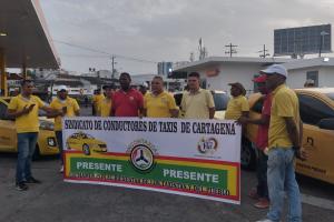 Paro de taxistas Cartagena 23/07/2024