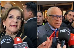 La procuradora general, Margarita Cabello y el exfiscal general, Alfonso Gómez Méndez 