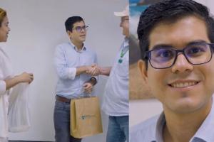 Andrés Camilo Góngora, primer becario de la Sociedad Portuaria de Santa Marta