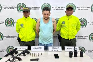 Capturan a uno de los sicarios más buscados del Clan del Golfo en Santa Marta
