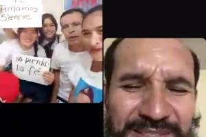 Neil Cáceres, exmilitar detenido en Haití, en conversación con su familia.