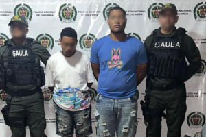 Capturados por extorsión en Cartagena 