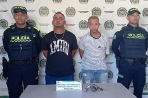 Capturan a 2 presuntos delincuentes en Arjona, al norte de Bolívar12/08/2024