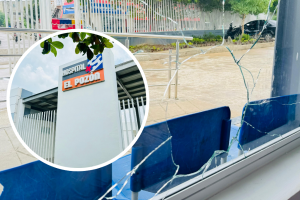 Centro de Salud de El Pozón vandalizado 6 de septiembre