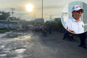 Protesta de transportadores en Mamonal