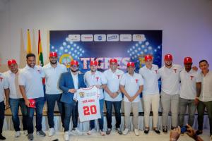 Gobernador presentó el nuevo 'Tigres' de Cartagena y Bolívar