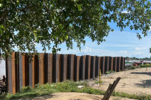Avances del Gran Malecón del Río en Magangué