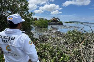 Labores de monitoreo en zonas de baja mar en Cartagena