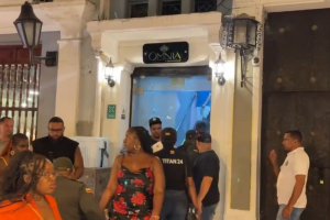 Operativo en el Centro Histórico de Cartagena