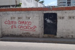 Ciudadanos reportan grafitis en varios barrios de Cartagena