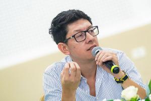 Ministro de Educación, Daniel Rojas.