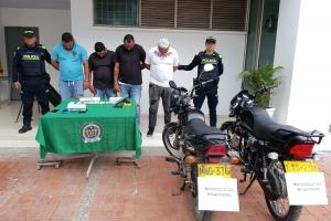 Capturan a cuatro hombres que habrían robado un camión de alimentos en Turbaco