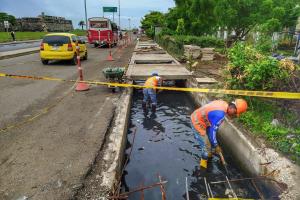 Drenaje pluvial en Cartagena