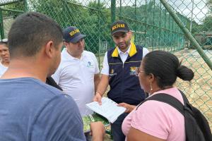 Habitantes de corregimiento en Clemencia recibieron ayudas tras inundación