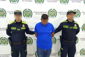 La captura fue realizada por la Sijín
