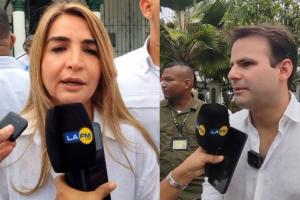 Senadora Nadia Blel y senador Jorge Benedetti 