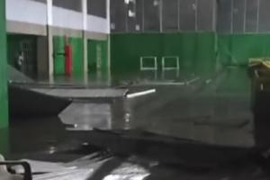 Algunos sufrieron el desprendimiento de techos