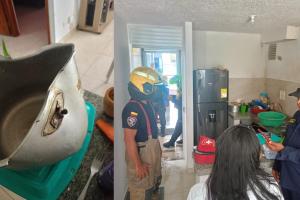 explosión de olla a presión causó heridas en el rostro de una mujer de 56 años  