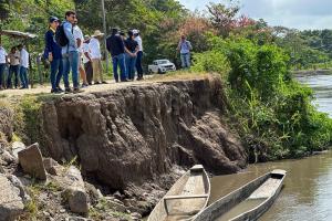 Procuraduría inicia actuación preventiva por erosión del río Magdalena y uso no autorizado de ferry en Salamina, Magdalena