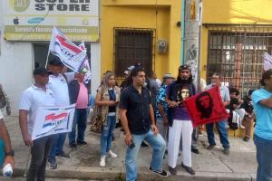 Protesta de estudiantes de la Universidad del Atlántico