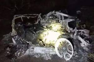 Lamborghini en el que viajaba Diogo Jota en su accidente