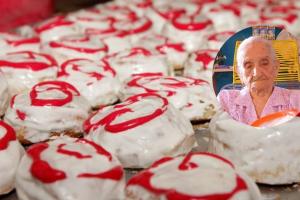 Referencia galletas y fotografía fallecida