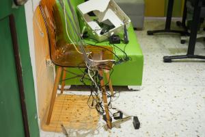 Robo en oficina Las Noticias 