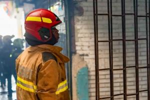 Incendio en el Mercado de Bazurto de Cartagena 