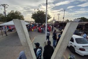 Bloqueo en Paraguachón. 